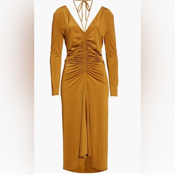 ✨Veronica beard Gilbert jersey midi dress SZ 8 worn once for photo shoot - Picture 3 of 8